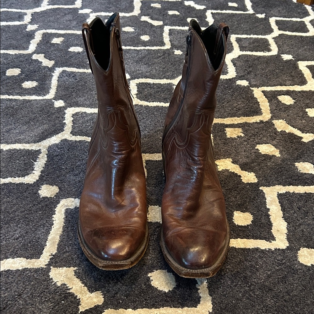 Lucchese Men's Dark Brown Western Boots
